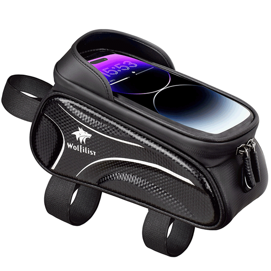 Bicycle Phone Bag for 7-Inch Devices, Durable Bike Accessory V1102-139-BLA-83763