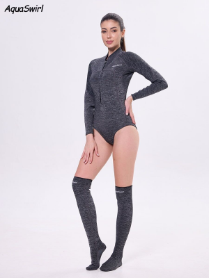 2MM jellyfish suit diving wet clothes jellyfish suit snorkeling swimsuit super elastic skin-friendly 2-piece V1102-AQ-012-XL