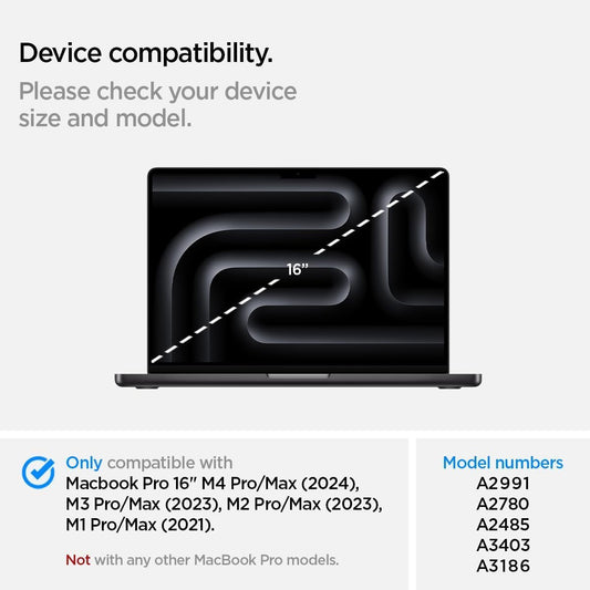 Easy On/Off Magnetic 360 degrees Privacy Screen Filter, Compatible with MacBook Pro 16" (2026 2024, 2023, V1102-B0FP19CGMS