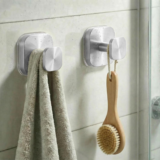 Suction Cup Hooks for Inside Shower,Heavy Duty Reusable No-Drill Hooks for Bathroom Wall,Glass,Windows,Tile - V1102-B0G5NJMG54
