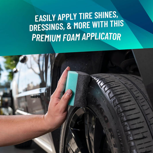 Tire Shine Applicator Pads - Foam Pads for Applying Tire Dressings, Protectants, Wax, Polish and Car Detailer V1102-B0GHCNCBXN