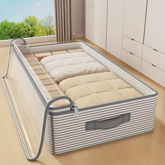 Large Storage Organizer Bag - Made from heavy-duty non-woven fabric with transparent windows, multi-layer V1102-DXSND002