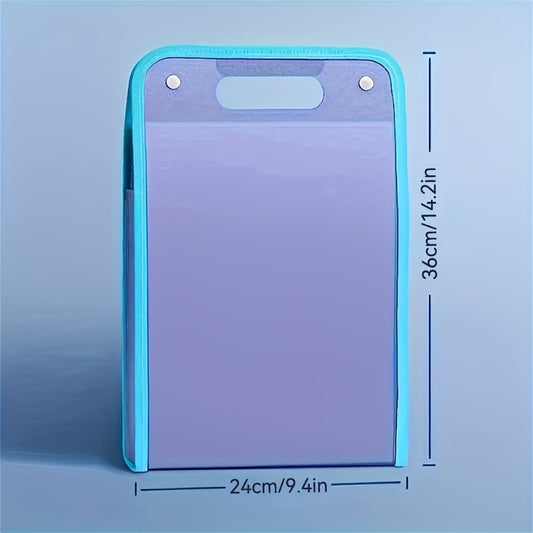 13-Pocket Accordion File Folder - A4 Portable Vertical Folding Organizer with Index Tabs, Suitable for V1102-FQWJD003
