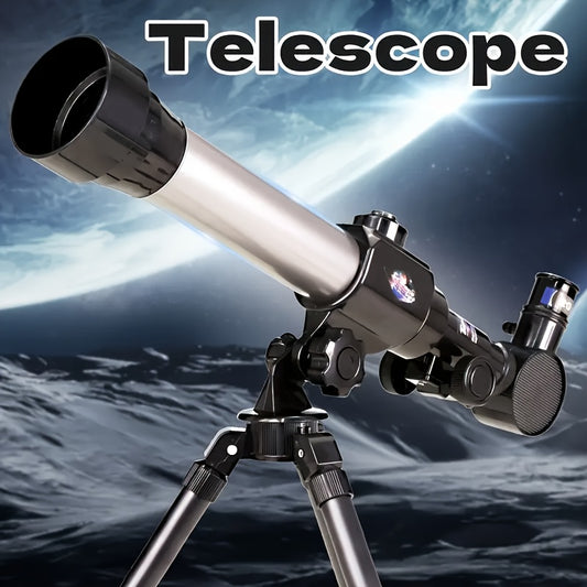 **Entry-Level Quick-Setup Astronomical Telescope | Stable Tripod, Four-Step Star and Landscape Viewing, Clear V1102-HQWYJ001
