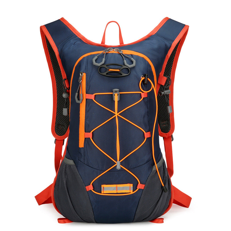 Drak bule Large-Capacity Storage Backpack, featuring a main compartment with multiple organized pockets for V1102-SJBB004