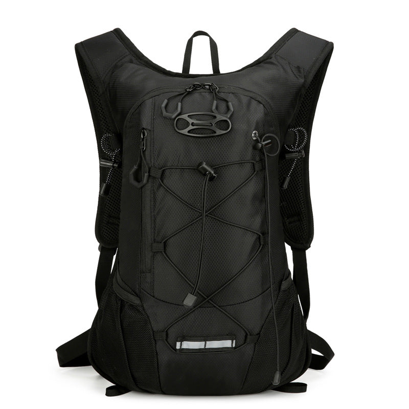 Grey Large-Capacity Storage Backpack, featuring a main compartment with multiple organized pockets for V1102-SJBB006