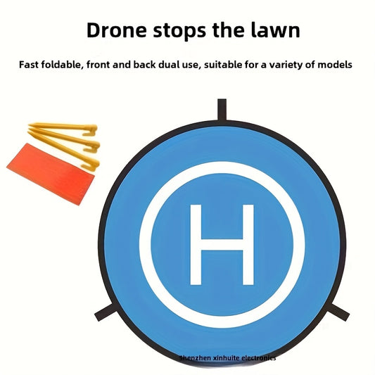 **Drone Quick-Fold Landing Pad + UV-Resistant Storage Bag Combo | Dual-Sided Takeoff/Landing, UV Protection & V1102-WEJJLD001