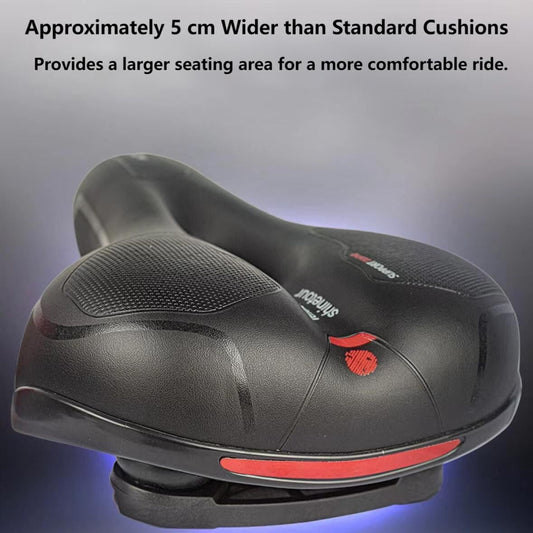 Wide, cushioned, and shock-absorbing bike saddle with memory foam and waterproof design - ensures ultimate V1105-YACZ-001