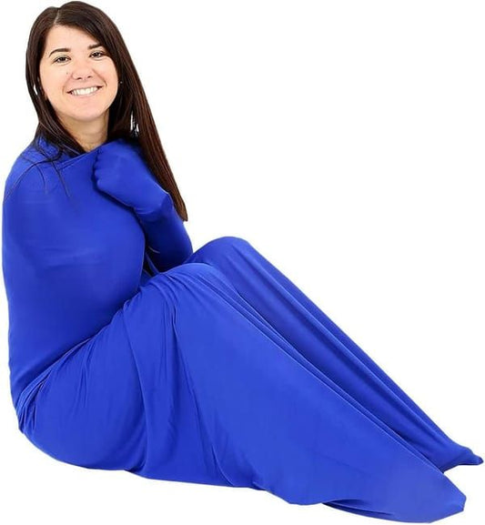 Blue Wellness Blanket - Soft Comfort for Relaxation and Travel V1106-DSZ-001-100QEWDW