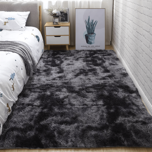 1 piece 200 * 160cm, soft plush carpet, non-slip plush fluffy carpet, tie-dye living room carpet, suitable V1106-HEDT-001
