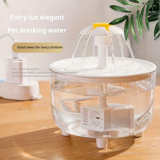 Large capacity cat water fountain, USB low voltage powered automatic pet water feeder, suitable for a variety V1106-HEMM-004