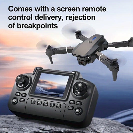 Upgraded foldable drone, equipped with dual high-definition cameras | obstacle avoidance, brushless motor, V1106-HEWRJ-001