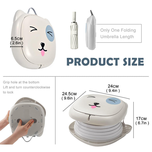 Portable Folding Potty for Toddlers - Compact Travel Toilet with Cat Design, Easy to Carry & Clean, Ideal for V1107-CS-ETCZZDZBQH