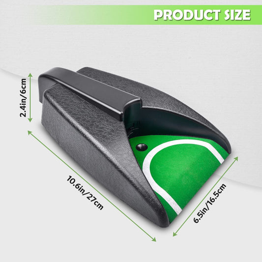 Automatic Golf Putting Returner with Simulated Green Slope - Portable Indoor Outdoor Practice Cup for Men and V1107-CS-GEFHQQ
