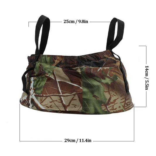 Collapsible Outdoor Bucket with Handles - Foldable Water Container for Camping, Fishing, Travel & Washing, V1107-CS-HWZDSP