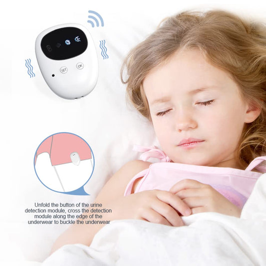 Wireless Bedwetting Alarm for Kids & Adults - Reusable Urine Sensor with Vibration & Sound Alert, No Wires, V1107-CS-WXYNBJQ