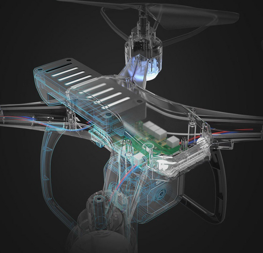 Christmas gift Fierce DIY 4K Camera Drone: Build & Fly Your Own Stunt Quadcopter for Thrilling Aerial V1107-DIY 4K CAMERA DRONE