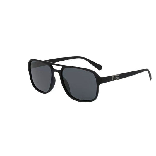 "Retro trend" classic box sunglasses-modified face, with no pressure, out of the street focus! V1107-MJ001-BLACK ASH