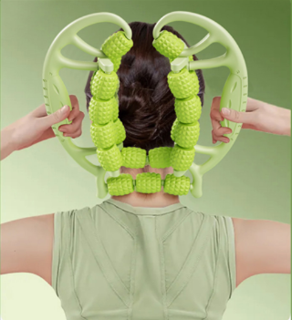 Christmas gift Muscle Relief Massage Roller: High-Density Foam Roller for Deep Tissue Relaxation, Fitness V1107-MUSCLE RELIEF MASSAGE ROLLER1-GREEN