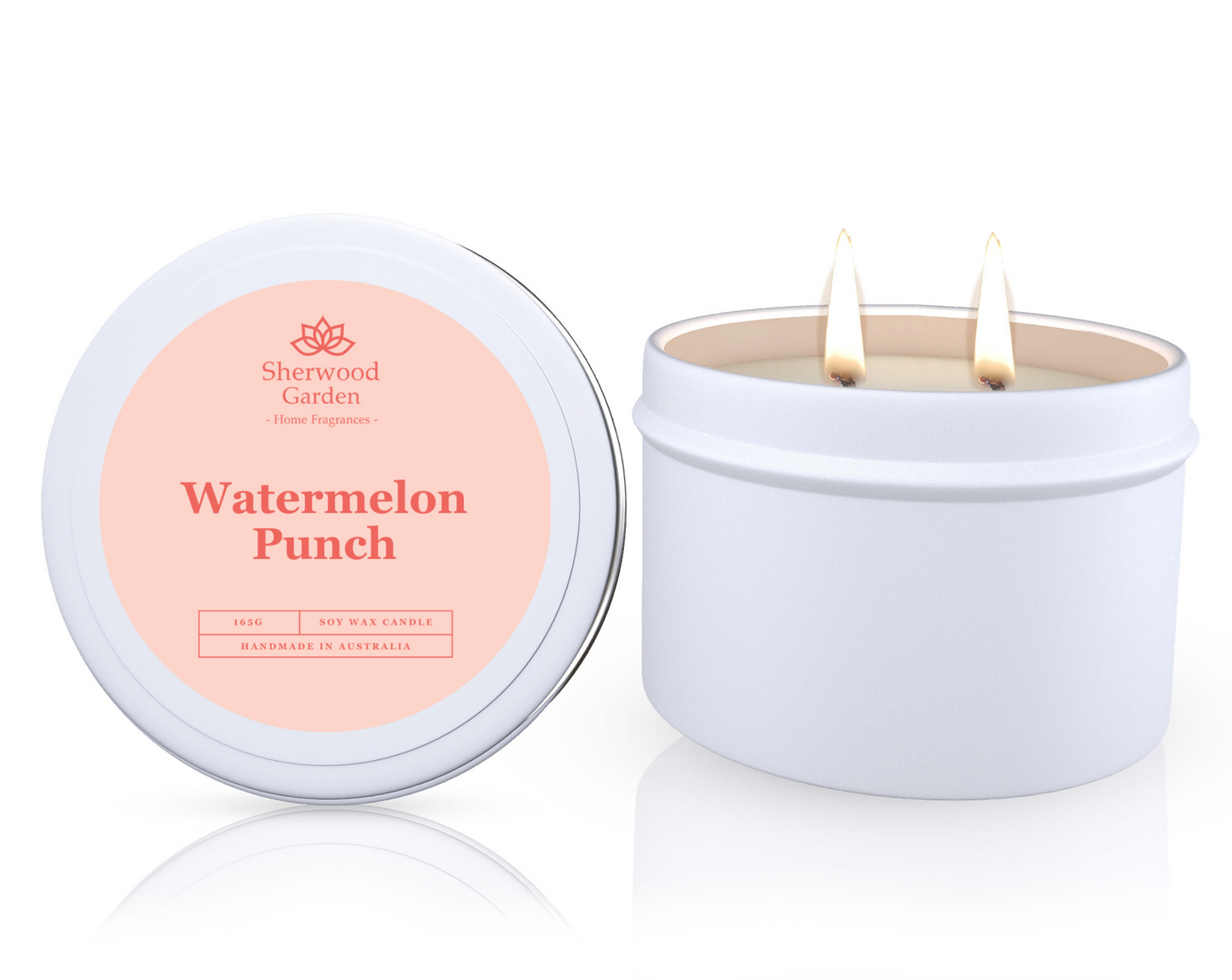 Watermelon Punch Soy Candle Tin 165g V1108-SGHFSWCT165-WP