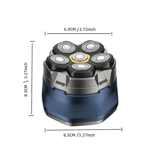 6D Electric Head And Face Shaver Rechargeable V1142-LP1005007021608709
