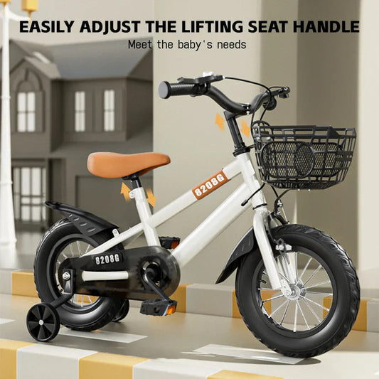 Kids Bike for Girls 3-7 Years with Basket V1142-LP1005007570275518