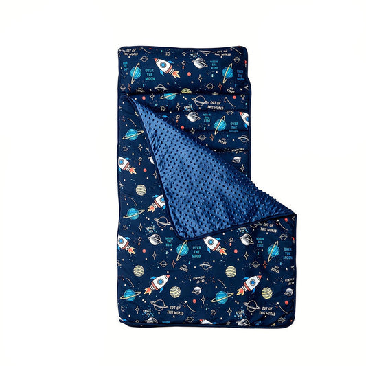 Rocket Pattern Nap Mat for Kids Travel & Daycare V1142-LP601099588424681