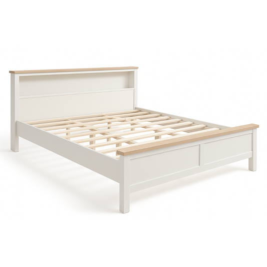 Noosa King Bed Frame with Shelf V1150-BED24001KING