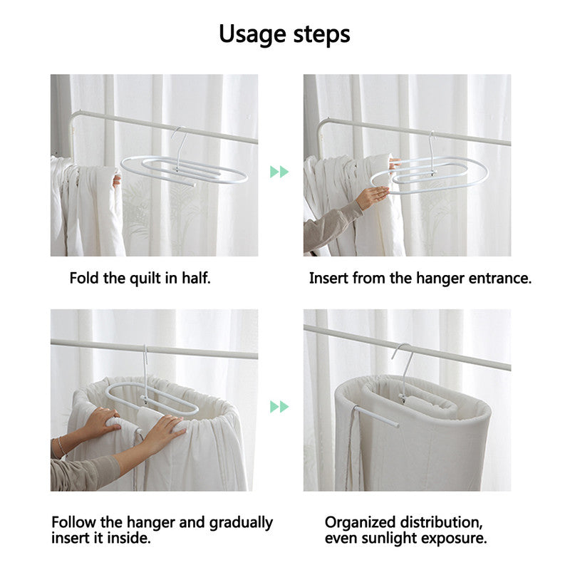 Elliptical Spiral Drying Rack for Quilt -White V1161-107600