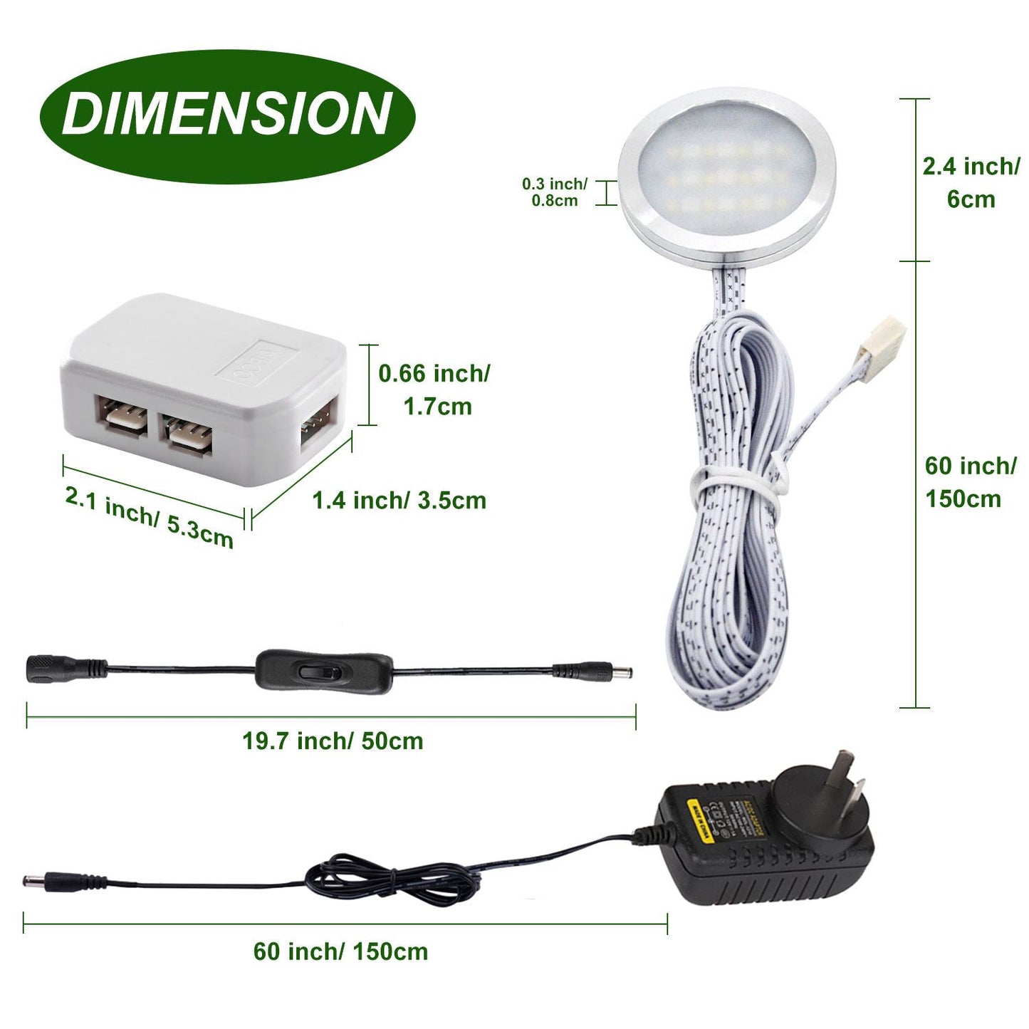 RGBWW RGB + Warm White Color Changing Christmas Xmas Under Cabinet LED Lights Kit IR Remote Puck Lights for V1171-CC-BDNBIA004-AU