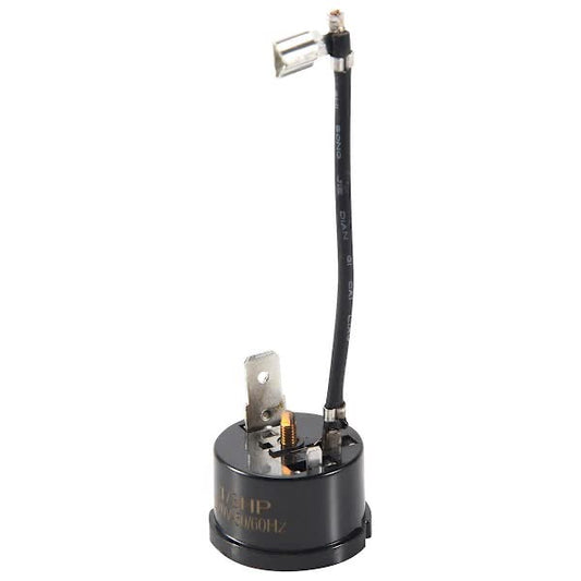 Thermal Overload Protector for Refrigerator Compressor Compatible with Hx1 1/3HP Black V1188-CAQQ-125240-1
