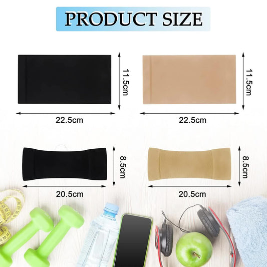 4 Pairs Slimming Arm Shaper and Thigh Slimmers Set, Elastic Compression Arm Shapers Upper Arm Sleeve Slimming V1188-CYX-J02-2704