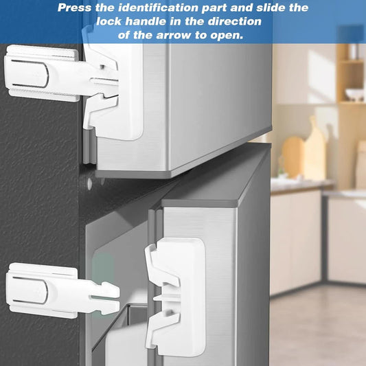 2 Pack Freezer Door Latches Refrigerator Lock Freezer Lock For Upright Freezer Refrigerator Fridge Freezer V1188-CYX-J02-3190