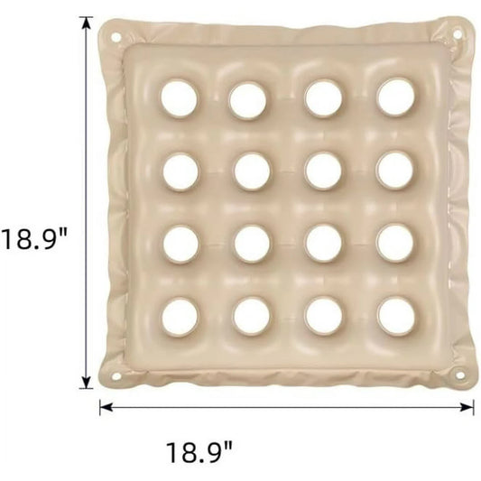 Inflatable Seat Cushions for Pressure Relief, Wheelchair Air Cushion for Bed Sore, Comfortable Waffle Pads, V1188-CYX-J02-893