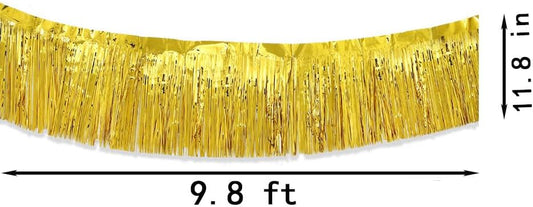 Gold Parade Float Fringe,Tinsel Streamers Banners,Tinsel Fringe Banners,for Party Decoration Parade Float V1188-CYX-LHJ-1654