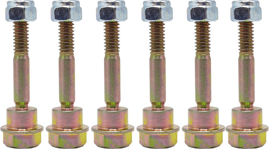(Pack of 6 ) 580790401 588077502 Replacement Shear Bolts & Nuts Kit for Husqvarna 539976978, 595086601 2 V1188-CYX-LHJ-2278
