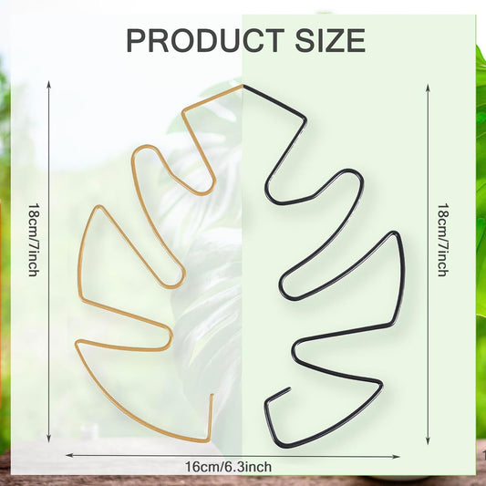 4pcs Iron Plant Stem Supports, Monstera Plant Support Outdoor Indoor Plant Accessories, 2 Colour Turtle Shell V1188-CYX-LHJ-2351