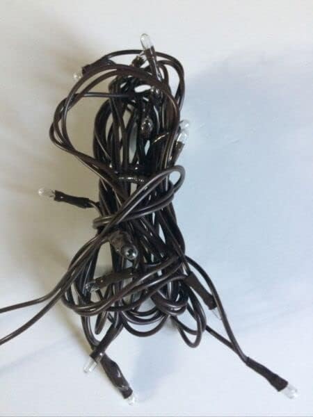 for 20ct Count Teeny Tiny Rice Light Set String Brown Wire Cord Primitive Craft Farm Seasonal Ornaments Home V1188-CYX-LHJ-742