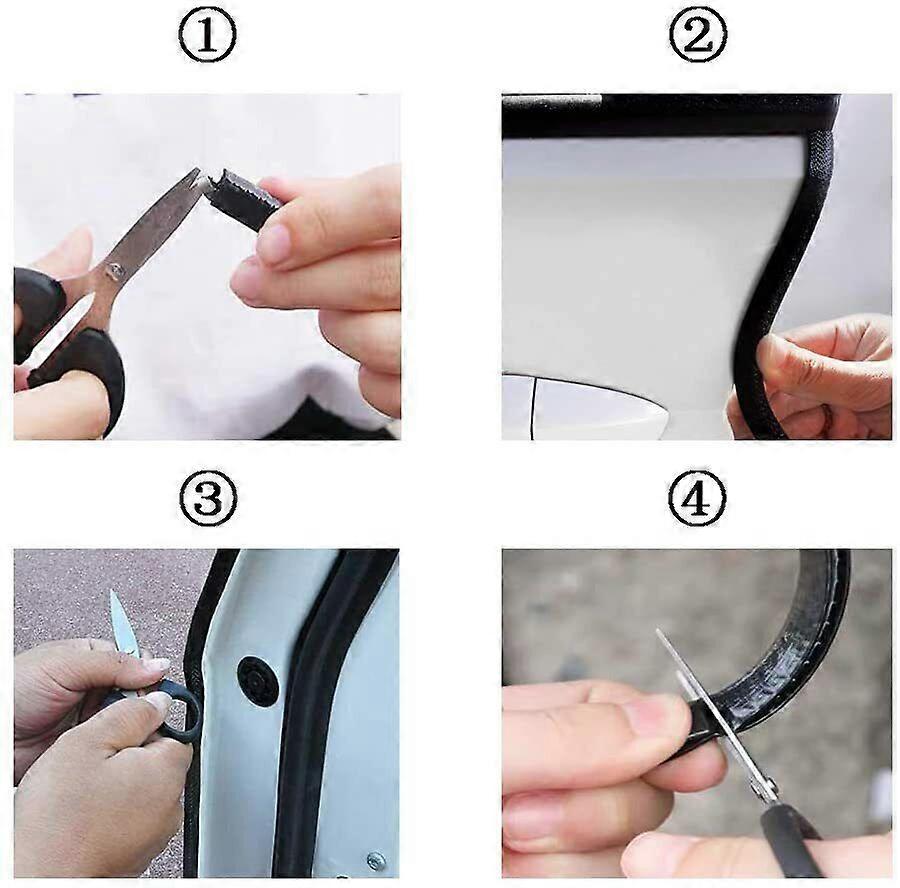 10 m edge protection edge profile black pipe tape clamping profile rubber V1188-JAR60-18176-1