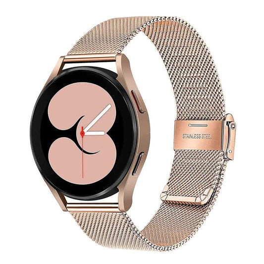 Mesh Loop Stainless Steel Strap Bling Case Gold Set Compatible withSamsung Galaxy Watch 4 5 6 40mm 44mm V1188-MA60-13077-8