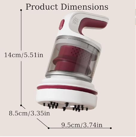 Desk Vacuum Cleaner, Type-c Rechargeable Mini Vacuum Cleaner - Cordless Desk with Flat Nozzle & Brush V1188-MS-205-42
