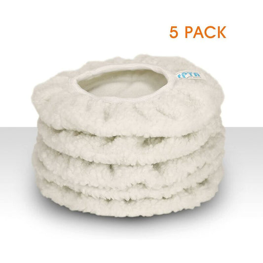 Polishing Bonnet, 5 Pieces (230-250Mm) Polishing Bonnets Electric Bonnets For Car Wool Bonnet Waxing Pads For V1188-MS-227-0029