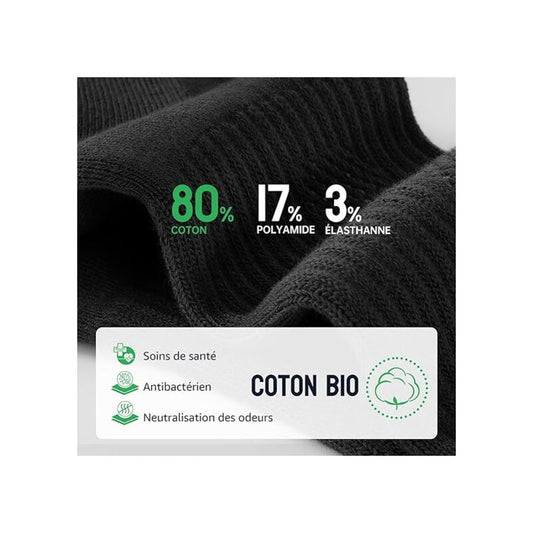 Thermal Socks For Men And Women, Work Socks, Breathable Cotton Winter Socks, 6 Pack Non-Slip Sport Socks Xl V1188-MS-227-0045