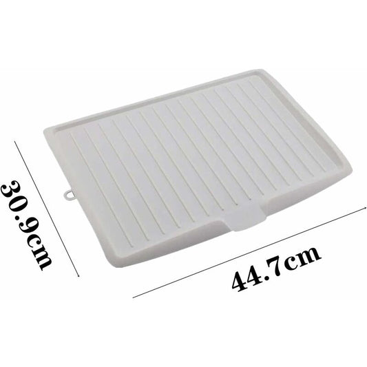 Premium Dish Drainer Plastic Dish Drainer Mat Dish Drainer Dish Rack Sink Side Drainer Sloped Draining Tray V1188-MS-227-0109