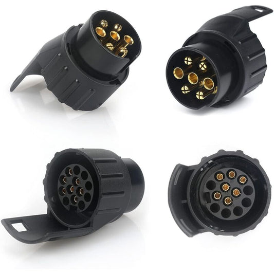7/13 7 To 13 Pin Trailer Plug Adapter 7 Pole To 13 Pin Towbar Connector For Car Trailer, Tractor, Caravan, V1188-MS-227-0226