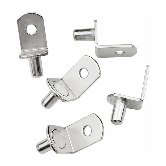 25 Pieces Shelf Support Pegs Metal Shelf Support Pin Shelf Pegs L Shape Bracket For Wood Or Glass Cabinet V1188-MS-227-0246