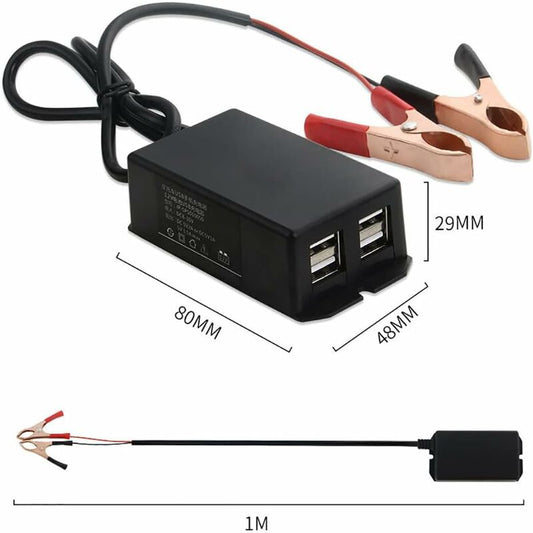 12V 24V To 5V Usb Power Adapter,Waterproof Motorcycle Mobile Phone Charger Usb Motorcycle Charger Motorcycle V1188-MS-227-0247