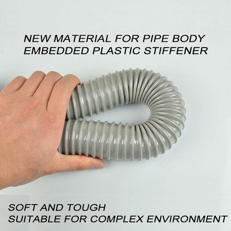 Bathtub Sink Drain Hose Flexible And Expandable, 58Mm Bold Single Interface Kitchen Sink Drain Hose 60Cm Long V1188-MS-227-0296