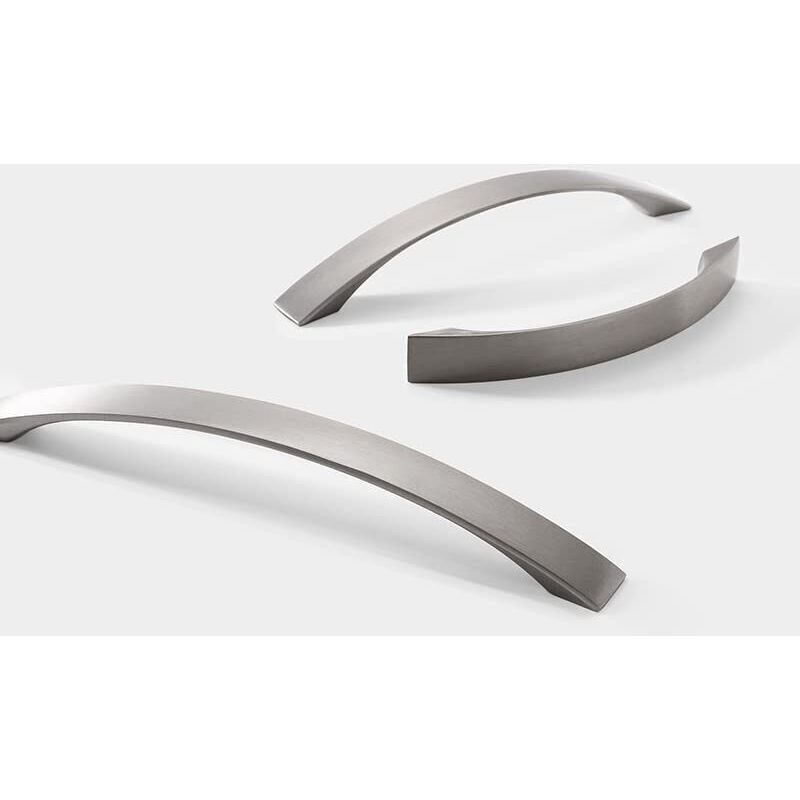 10 pcs Set Kitchen Cabinet Handles - Chrome- Brushed Nickel Door Handles Kitchen Handle Stainless Steel V1188-MS-227-0440