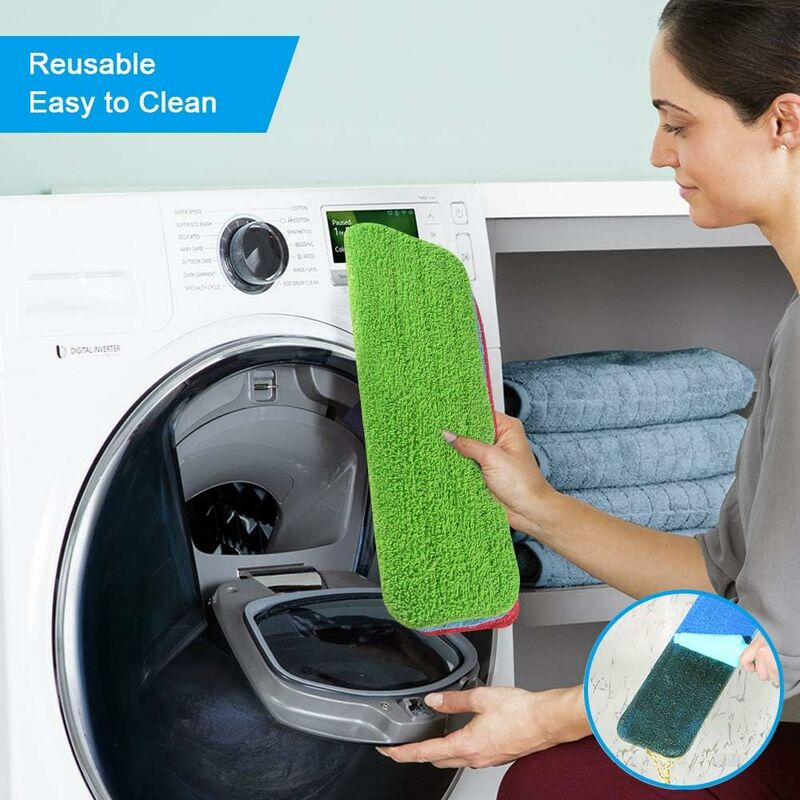 Replacement Cleaning Cover, 3 Pieces Microfiber Mop Cloth Replacement For Mop/Steam Cleaner, Suitable For V1188-MS-227-0459